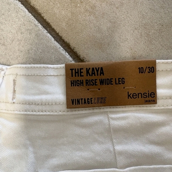 Kensie Kaya High-Rise Wide-Leg Jeans, Nwt, Sz 30/10 - Picture 3 of 3
